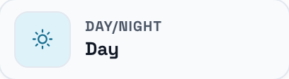 Day/Night: Day.